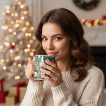 かわいいノームの水彩クリスマスパターン