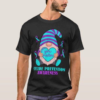 かわいいノームハート・ユア・マター防止啓発 Tシャツ