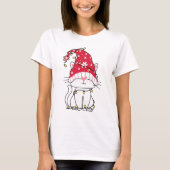 かわいいノーム猫Tシャツ Tシャツ (正面)