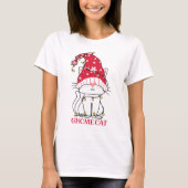 かわいいノーム猫Tシャツ Tシャツ (正面)