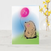 かわいいハすごいネズミ カード (黄色い花)