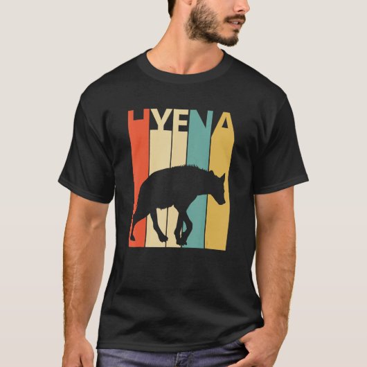 かわいいハイエナ動物 Tシャツ (正面)