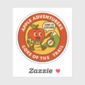 かわいいハイキングアップルアウトドアエクスプローラーギア シール (シート)