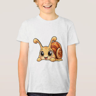かわいいハイハイカタツムリ トライブレンドTシャツ