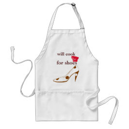 かわいいハイヒールのために調理します スタンダードエプロン