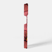 かわいいハイビスカス模様 iPhoneケース (右側面)