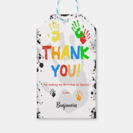 かわいいハイファイブのギフトラベル ギフトタグ