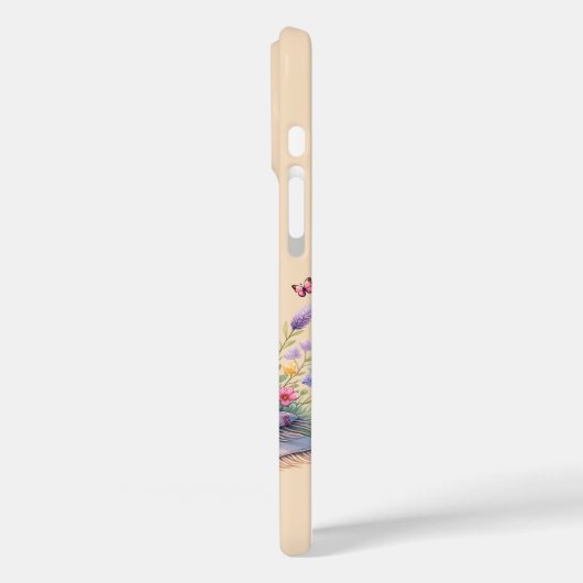 かわいいハイランドの牛の恋人が名前を追加 Case-Mate iPhoneケース (裏面 / 左)