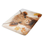 かわいいハイランドカウシリーズデザイン1 バスマット (アングル)