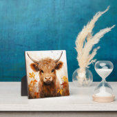 かわいいハイランドカウシリーズデザイン1 フォトプラーク (インサイチュ)