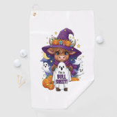 かわいいハイランドカウハロウィーン ゴルフタオル (インサイチュ)