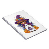 かわいいハイランドカウハロウィーン ノートブック (右側)