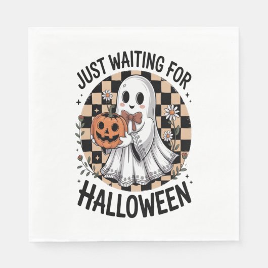 かわいいハイランドカウハロウィーン(2) スタンダードランチョンナプキン (正面)