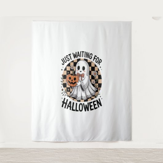 かわいいハイランドカウハロウィーン(2) タペストリー (正面)