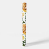 かわいいハイランド牛と黄色のひまわり花 Case-Mate iPhoneケース (裏面 / 右)