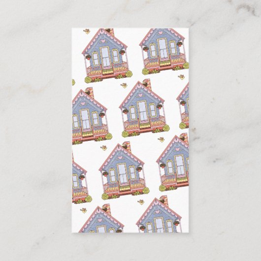 かわいいハウスキーバーサービス 名刺 (裏面)