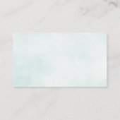 かわいいハウスクリーニングのメイドサーモダンビス 名刺 (裏面)