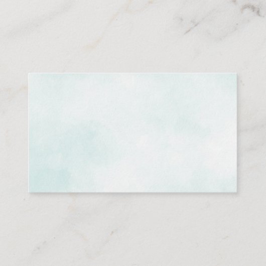 かわいいハウスクリーニングのメイドサーモダンビス 名刺 (裏面)