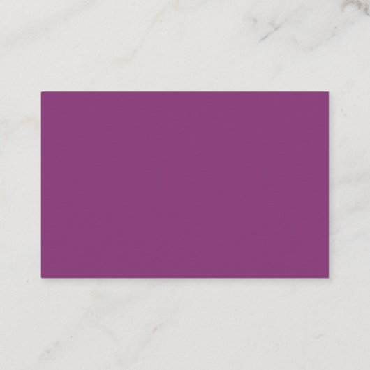 かわいいハウスクリーニング紫のフローラメイドサービス 名刺 (裏面)
