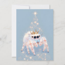 かわいいハエトリグモのクリスマスカード シーズンカード
