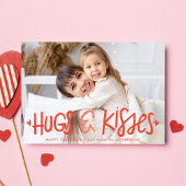 かわいいハグとキス写真バレンタインデーのカード シーズンカード
