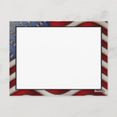 かわいいハゲのワシにボールドウィン ポストカード (裏面)