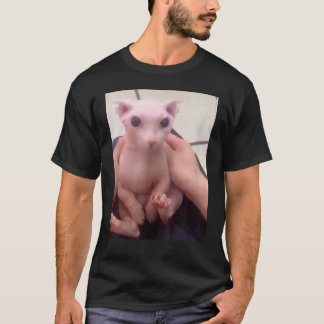 かわいいハゲビンガス 私の愛するヘアレス スフィンクス猫 Tシャツ