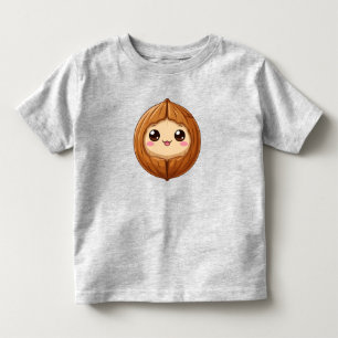 🌰 かわいいハシバミのキャラクター キッズファッション ✨ トドラーTシャツ