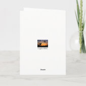 かわいいハスキーとバラサンキューカード サンキューカード (裏面)