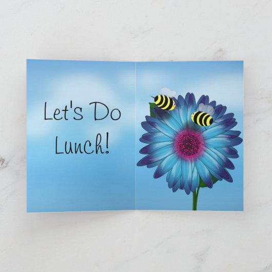 かわいいハチたちが青い花で出会う|過去記事 カード (内部)