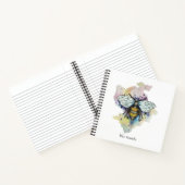 かわいいハチとレインボーウォッシュ ノートブック (内部)