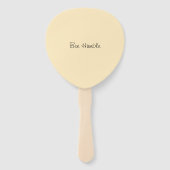 かわいいハチとレインボーウォッシュ ハンドファン (裏面)