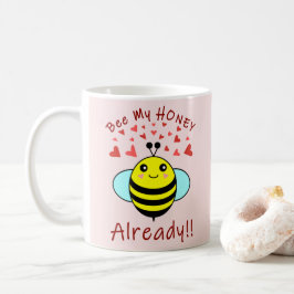 かわいいハチのハニーになりなさい!! コーヒーマグカップ