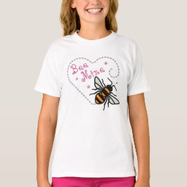 かわいいハチのバレンタインハート Tシャツ