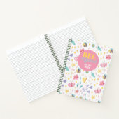 かわいいハチのパターン |ビー違う引用文 ノートブック (内部)