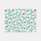 かわいいハチのフリースブランケット フリースブランケット (正面(横))