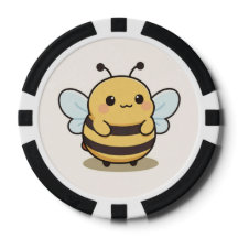 かわいいハチのポーカーチップ