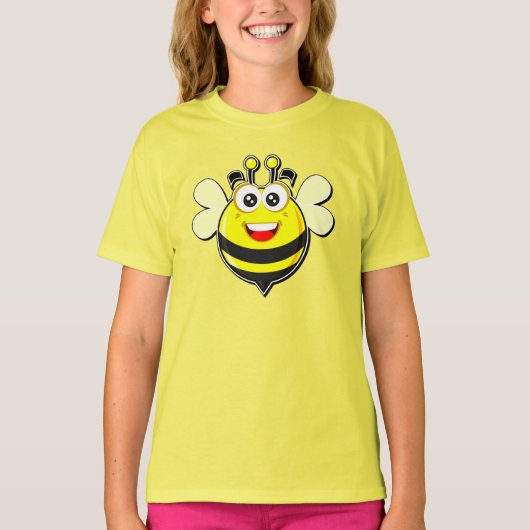 かわいいハチの子tシャツ tシャツ (正面)