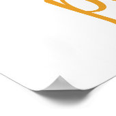 かわいいハチの巣歓迎ワードアートポスター ポスター (角)