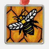 かわいいハチの巣窟|過去記事 メタルオーナメント (正面)