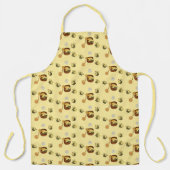 かわいいハチの蜂蜜 エプロン (正面)