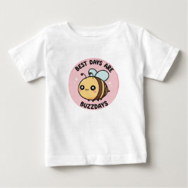 かわいいハチの赤ちゃんTシャツ - キュートなミツバチ ベビーTシャツ