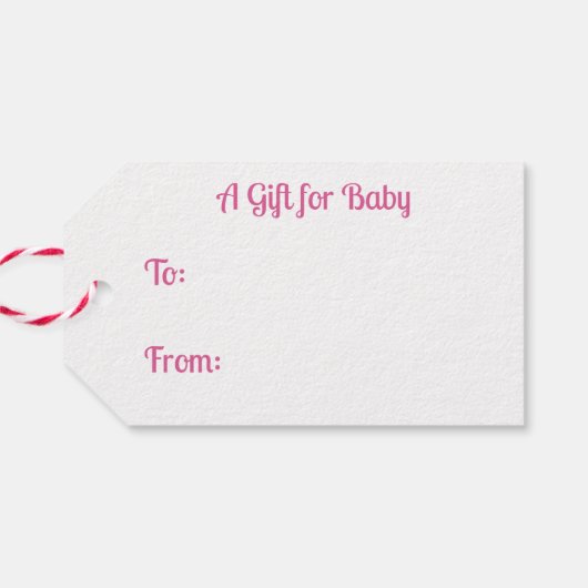 かわいいハチミツとハニカムをテーマにした赤ちゃんシャワー ギフトタグ (裏面横)