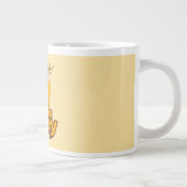 かわいいハチミツのデザイン ジャンボコーヒーマグカップ (右)
