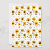 かわいいハチミツのハーベア Ba-Bee シャワー 招待状 (裏面)