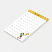 かわいいハチミツの白 ポストイット (アングル)