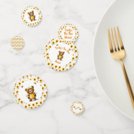 かわいいハチミツベアーバビーシャワー コンフェッティ