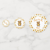 かわいいハチミツベアーバビーシャワー コンフェッティ (正面)