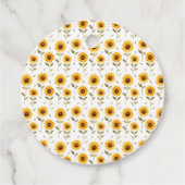 かわいいハチミツベアーバビーシャワー フェイバータグ (裏面)