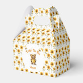 かわいいハチミツベアーバビーシャワー フェイバーボックス (裏面サイド)